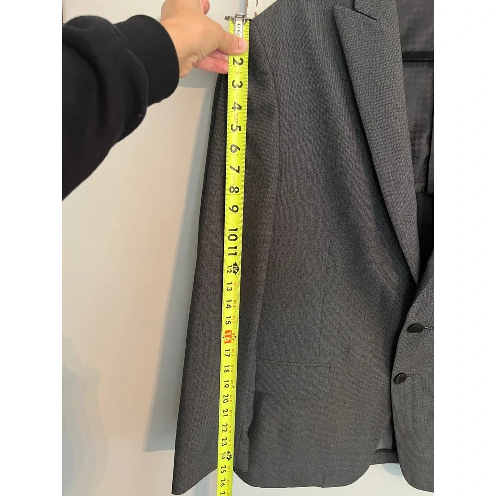 John Varvatos U.S.A. Men's Dark Gray Blazer‎ Jacket Size 42R
